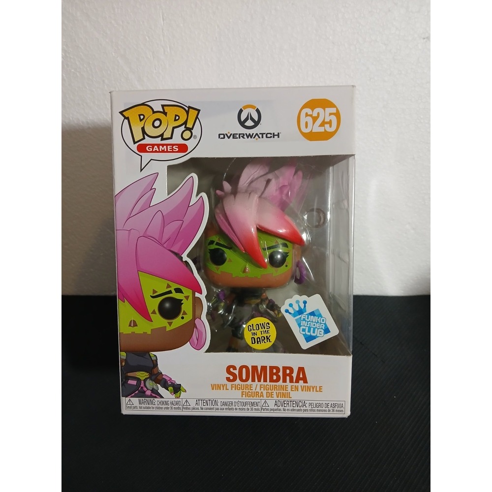 Funko Pop! Games Overwatch Sombra #625 Glow In The Dark GITD Blizzard Figure